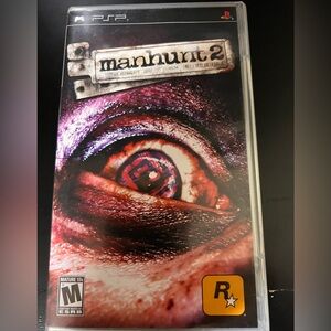 Manhunt 2 Video Game - Black and Purple Cover